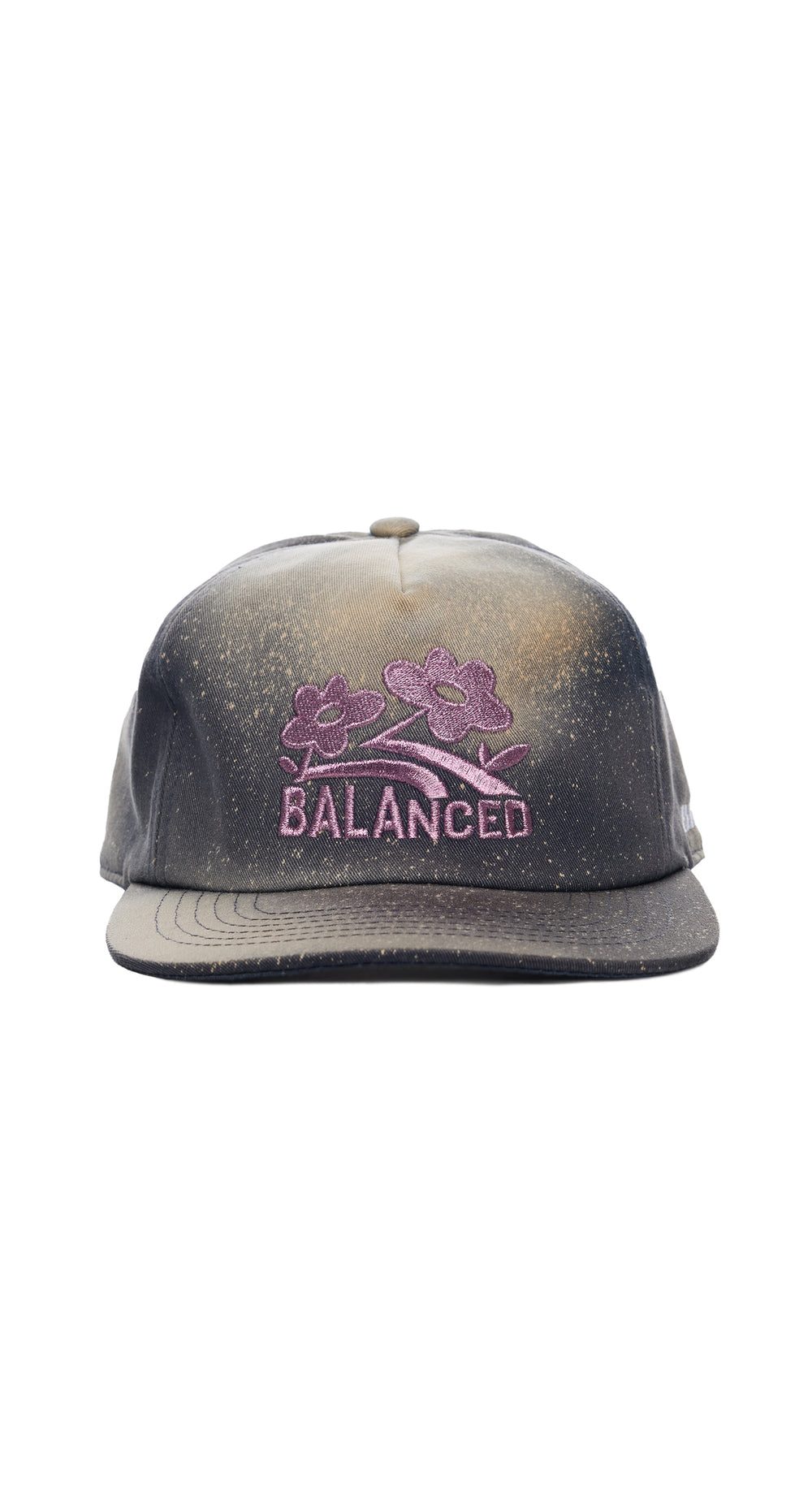 BALANCED FLOWER CAP GREY